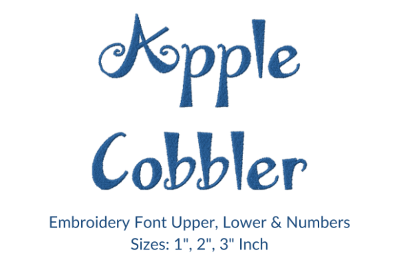 Apple Cobbler Font: A Sweet Touch for Personalized Gifts