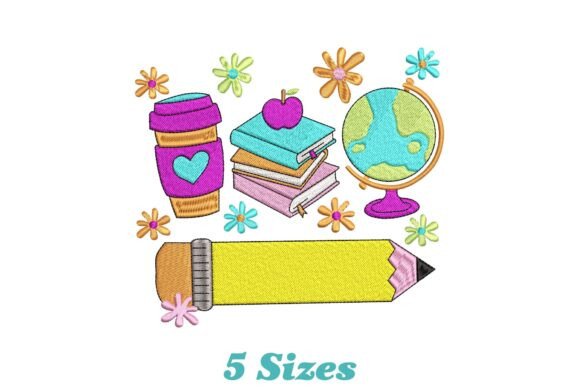 Charming Beautiful Teacher Pencil Design