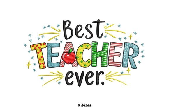 Charming Best Teacher Ever Teaching with Heart