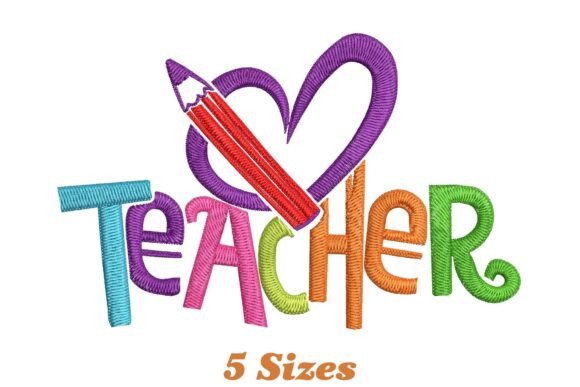 Charming Love Teacher for Boutique Apparel