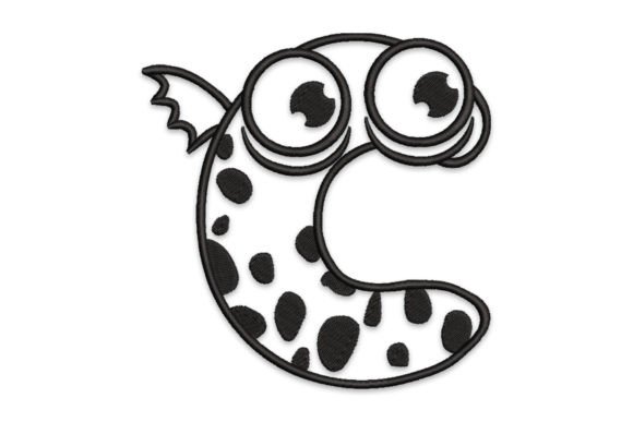 Charming Monster Alphabet Letter C
