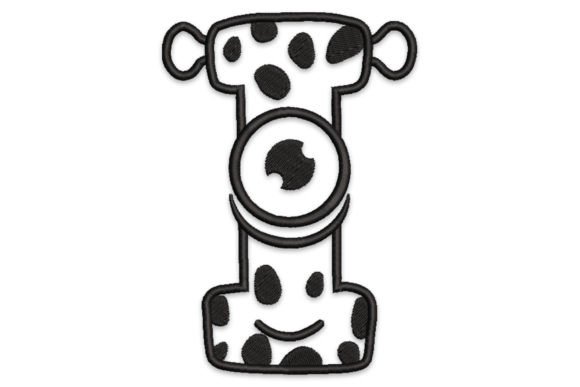 Charming Monster Alphabet Letter I for Business