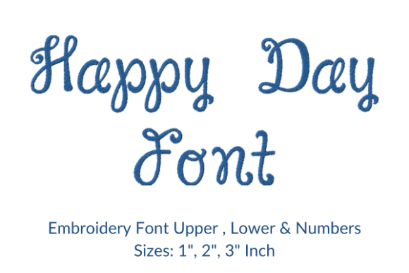 Happy Day Font: A Premium Touch for Sweatshirts