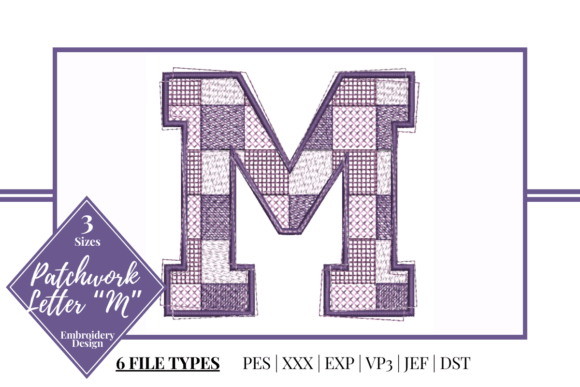 Stylish Patchwork Letter M for Premium Sweatshirts