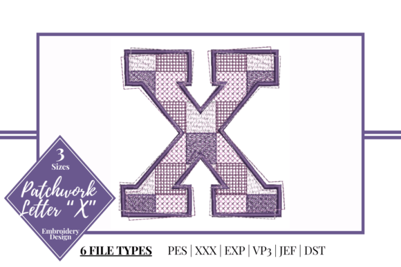 Stylish Patchwork Letter X for Premium Sweatshirts