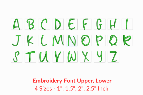 Sunflower Font: A Perfect Touch for Seasonal Embroidery