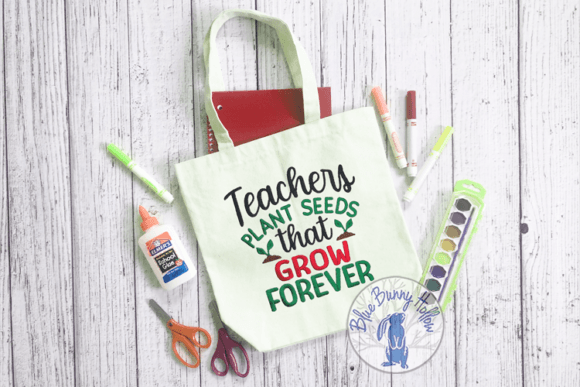 Teachers Plant Seeds: A Perfect Embroidery Tribute